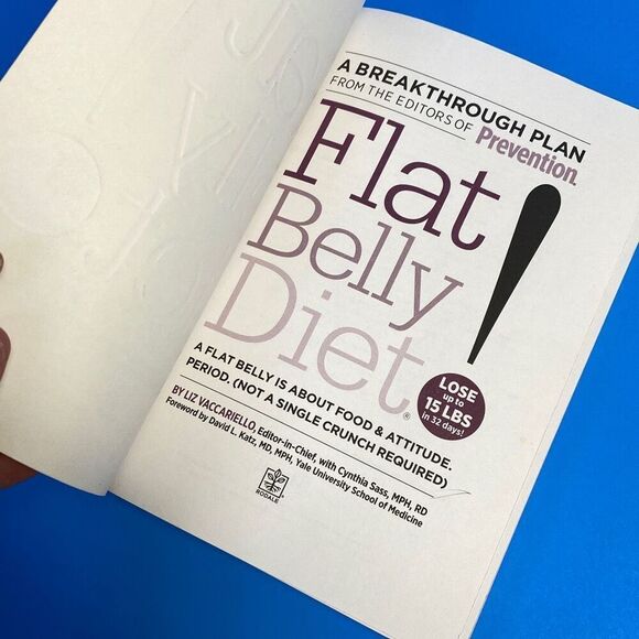 Flat Belly Diet Book Lose Up to 15 lbs. in 32 Days by Liz Vaccariello - Picture 7 of 8